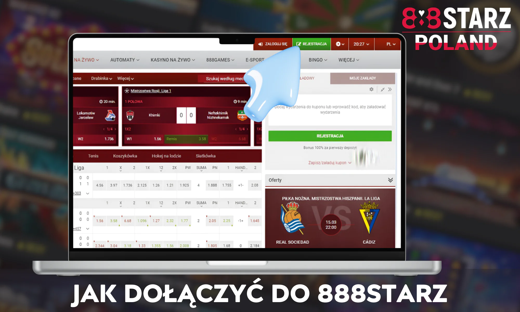 Dołącz do strony 888Starz