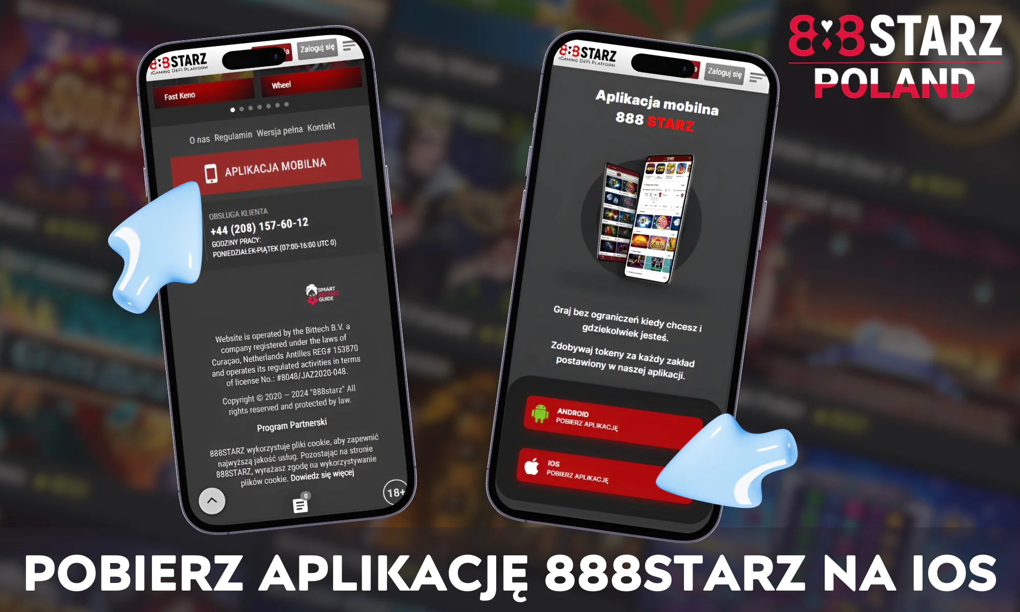 Łatwe pobieranie aplikacji 888Starz iOS