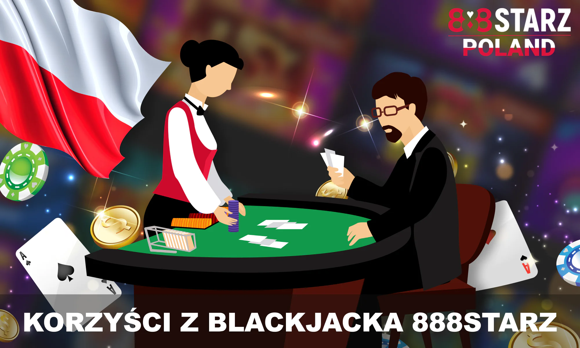 Dlaczego 888Starz Polska jest dobry do gry w Blackjack