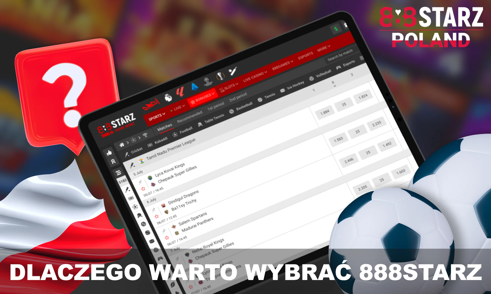 888Starz Poland - dlaczego warto wybrać tę platformę bukmacherską