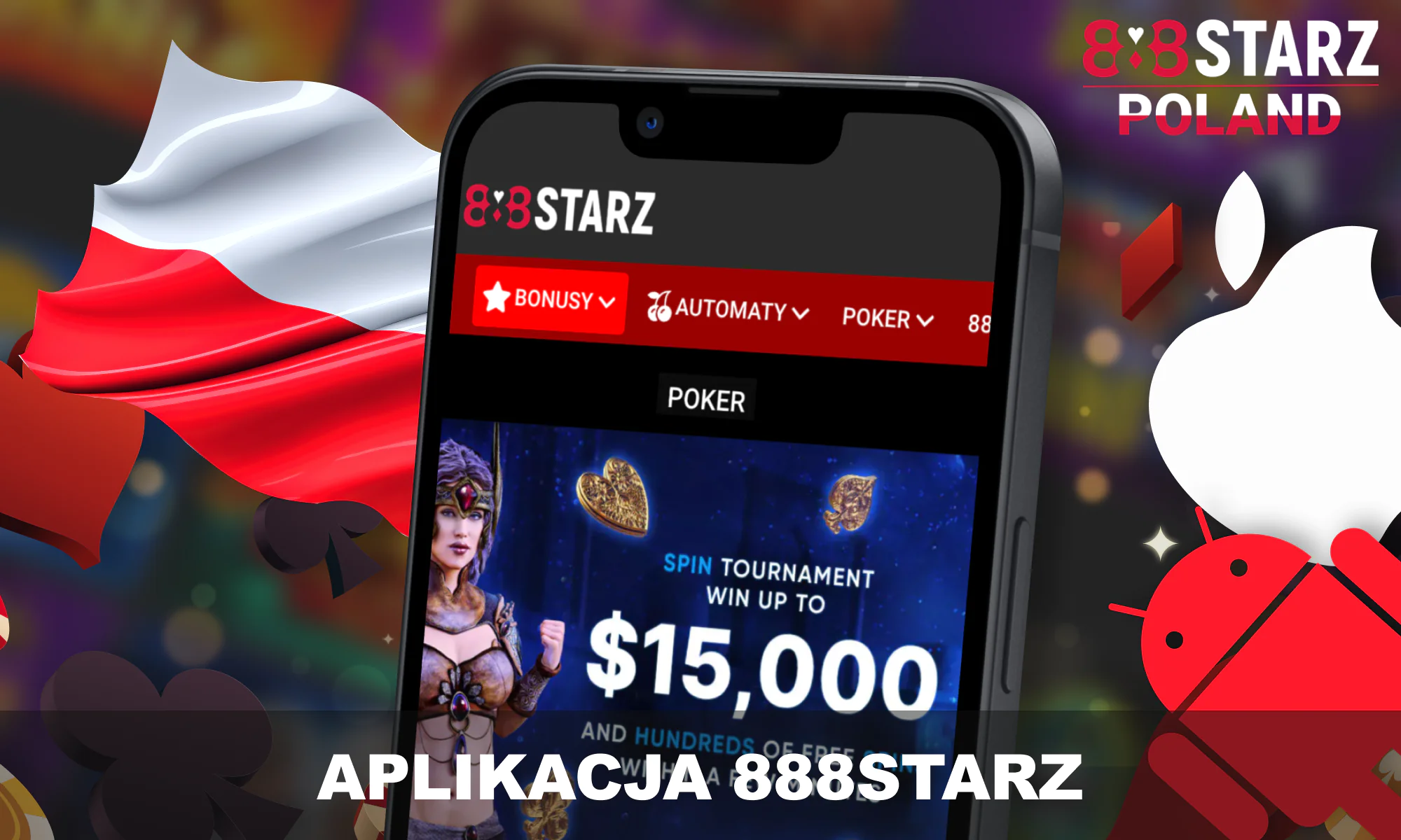 Aplikacja 888Starz dla Polski